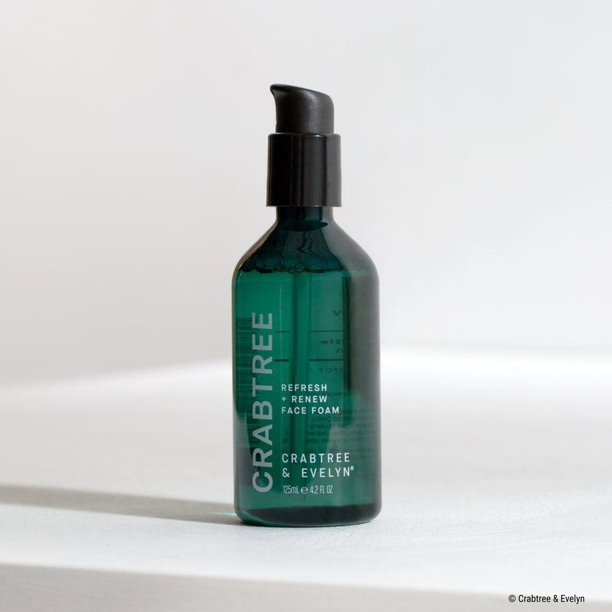 Crabtree & Evelyn Face Foam in a 125 ml Recyclable PET bottle
