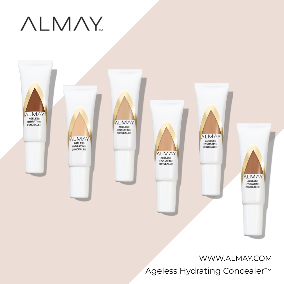 ALMAY Ageless Hydrating Concealers in PCR nozzle tubes