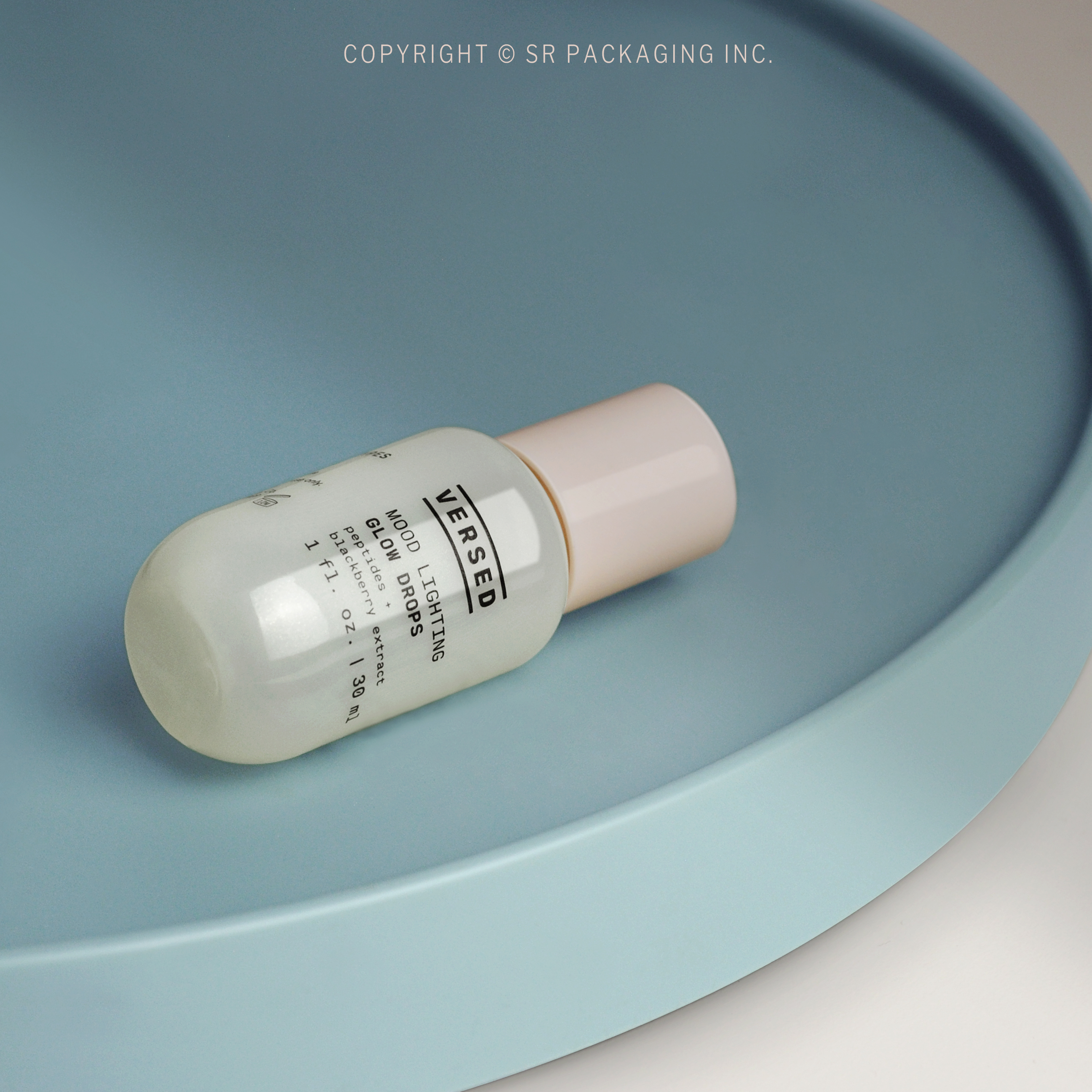 PCR PE dropper bottle for VERSED Skincare