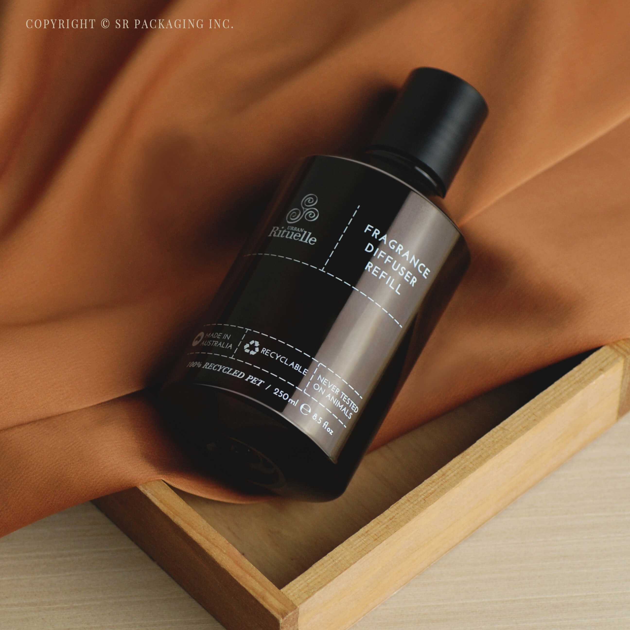 PCR packaging for home fragrance refills