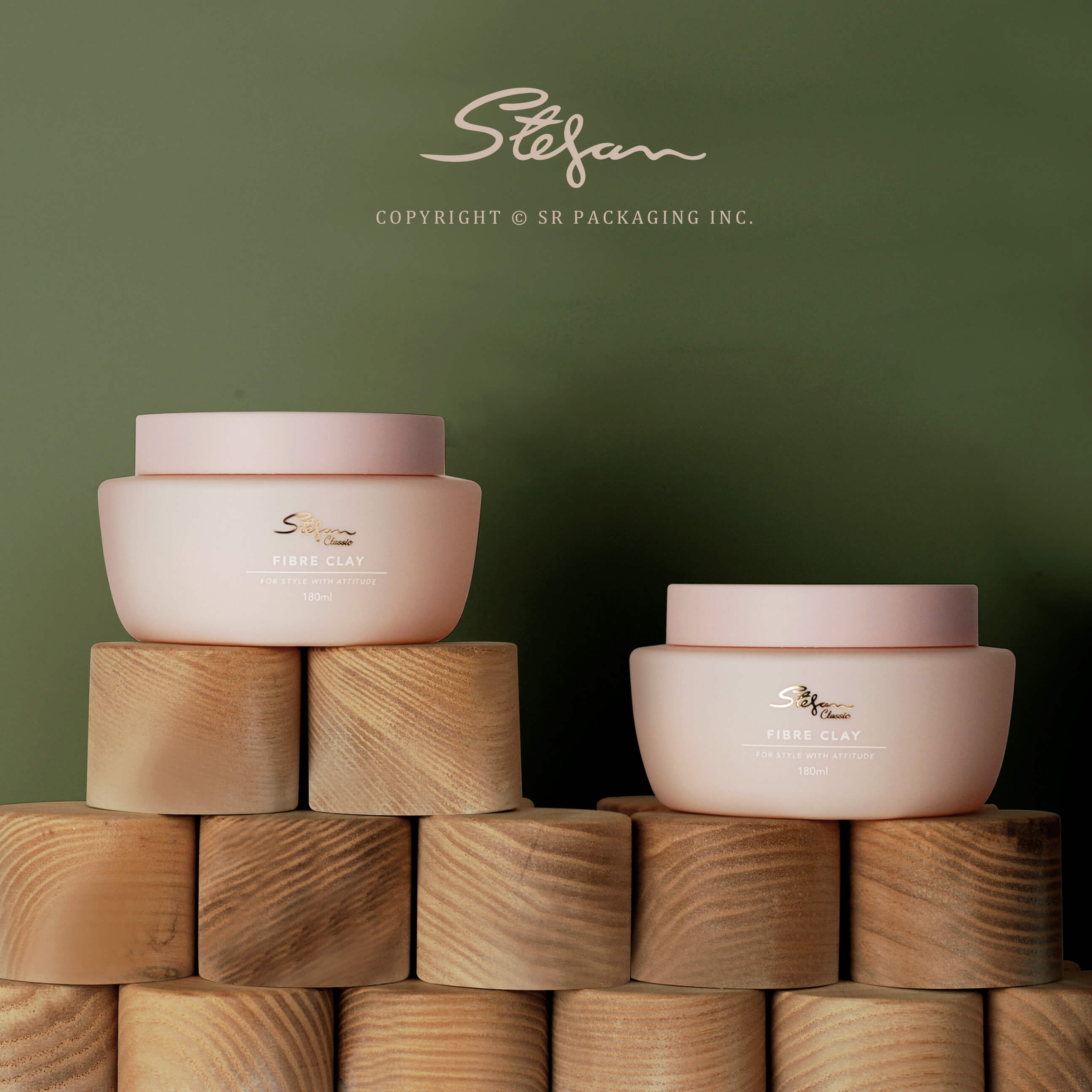 PET jar for Stefan Classic Fibre Clay