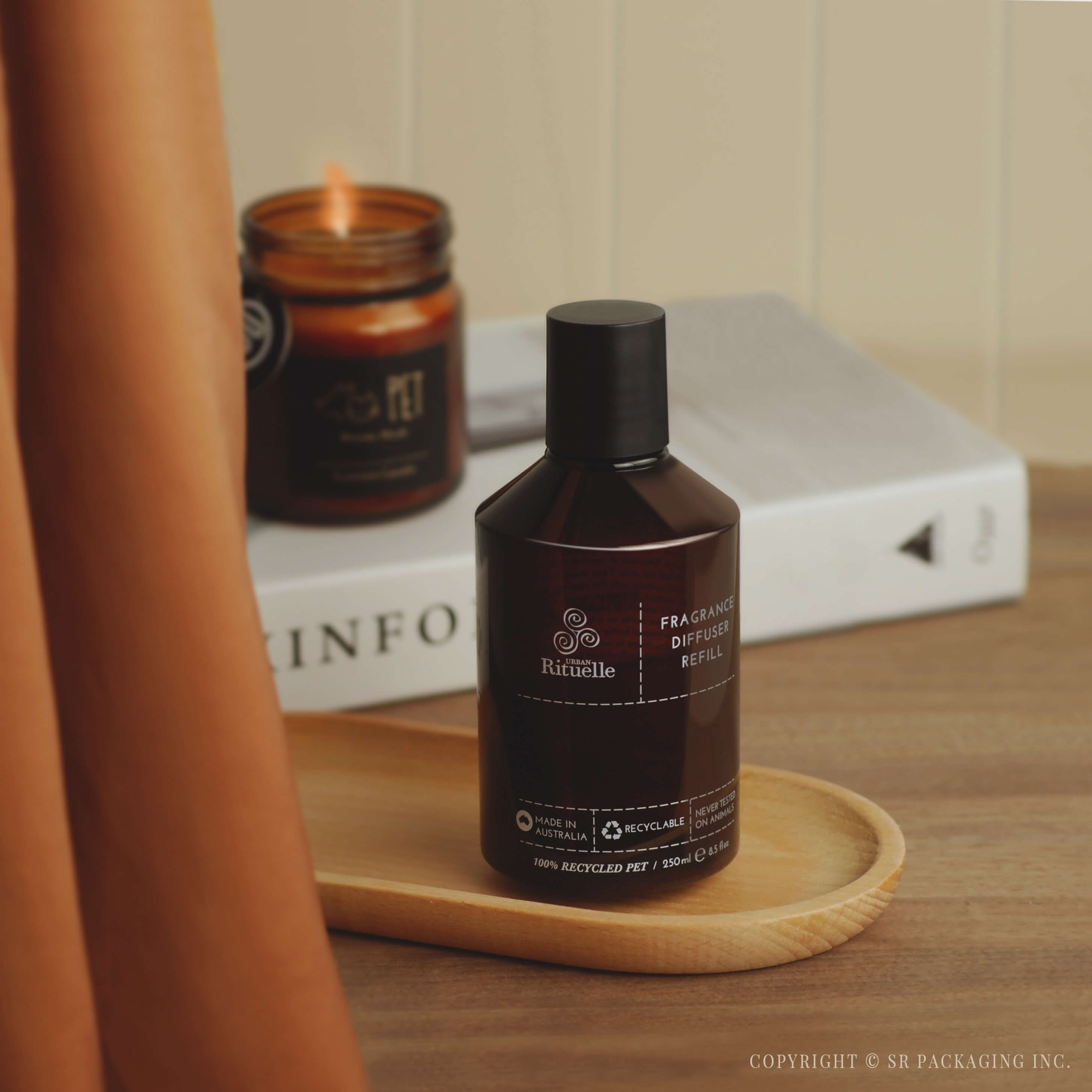 Refill using the  rPET bottles