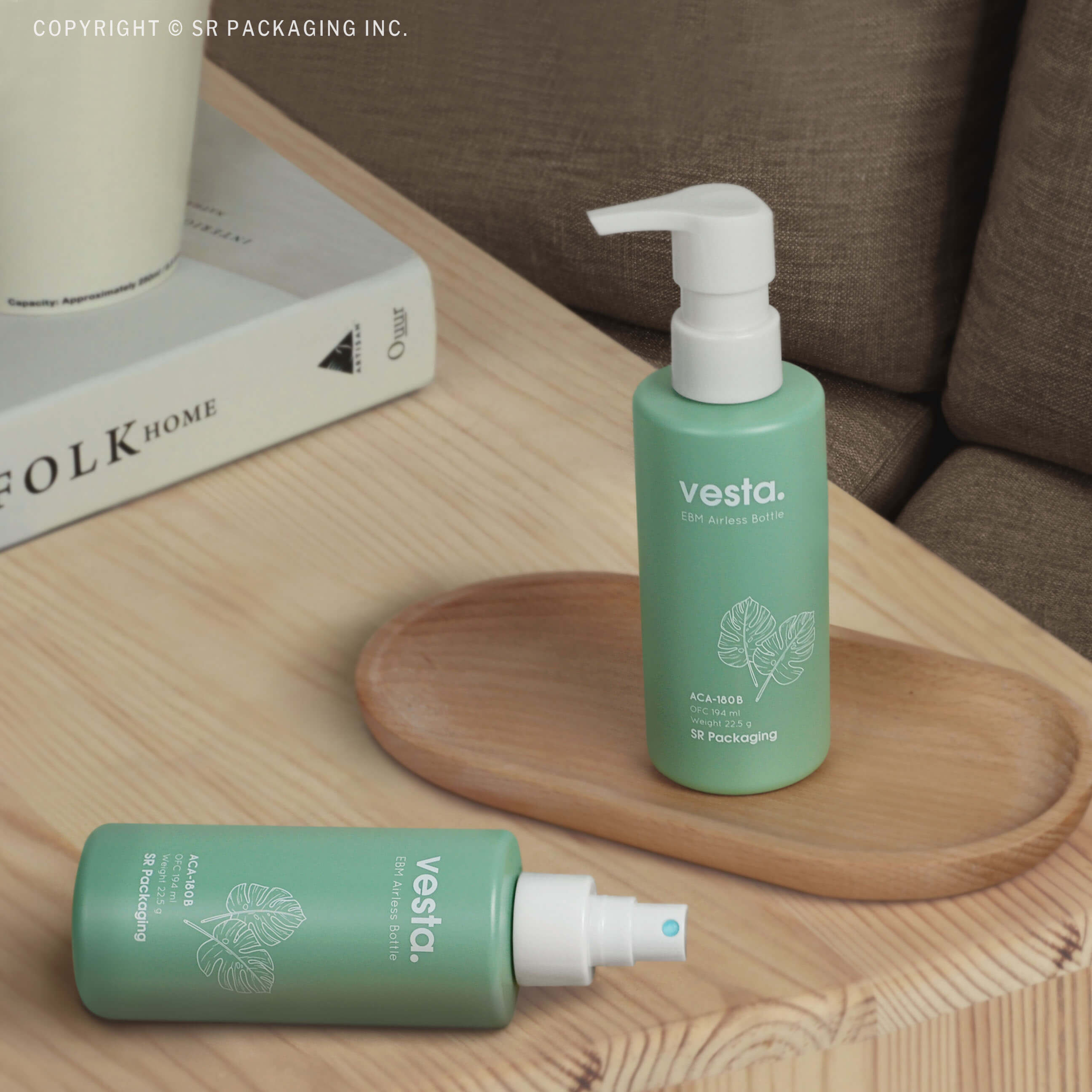 VESTA, EBM Airless Bottle for Home Essentials