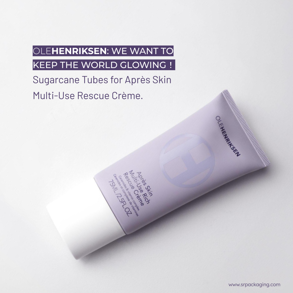 OLEHENRIKSEN 使用來自甘蔗的軟管包裝